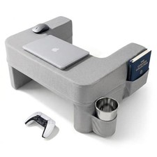 Soft Lap Desk Pillow for Laptop,Ultimate Lap Pillow with Cup Holder Pocket,Comfo picture