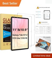 9H Tempered Glass Screen Protector for Galaxy Tab S11 & S10 Lite, 2 Pack picture
