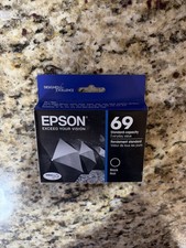 Epson 69 Black Ink Cartridge T069120 DURABrite Ultra Standard Capacity OEM New picture