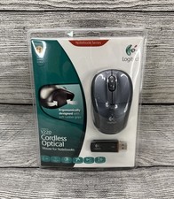 Logitech V220 Cordless Optical Mouse for Notebooks Laptops New Unopened Computer picture