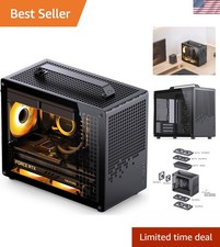 Compact JONSPLUS Z20 Mini Tower PC Case: Detachable Handle & High GPU Clearance picture