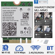 WiFi 6E Card M.2 Intel AX210 WiFi Bluetooth 5.3 Laptop Card NGFF Key-A or Key-E picture