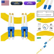 Fibergaga OS2 LC to LC Single Mode Duplex Fiber Patch Cable 100m (328ft) picture
