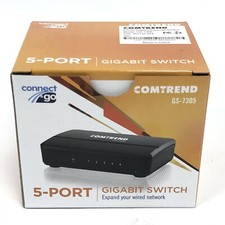 COMTREND 5-Port Gigabit Ethernet Switch GS-7305 New Connect & Go 301132-024 picture