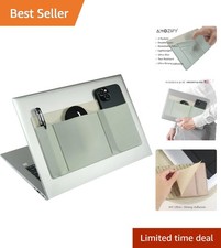 Feather-Light Stick-On Storage Sleeve - 3-Pocket Design for SSD & Accessories picture
