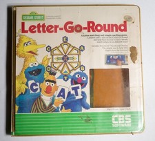 CBS software Sesame Street Letter-Go-Round Commodore 64 ST533B32 picture