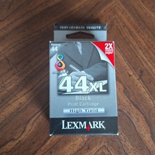 Lexmark 44XL Black Ink Cartridge 18Y0144 High Yield Genuine Open Box New picture