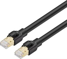 Insignia- 10 ft. Cat-8 Ultra High-Speed Ethernet Cable - Black picture