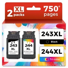 243 244 XL Ink Cartridge Replacement for Canon Ink 243XL 244XL PG-243 CL-244 ... picture