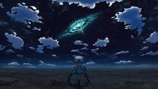 Landscape night space rakuen tsuihou stars robot desert Custom Gaming Mat Desk picture