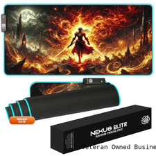Nexus Elite Rgb Gaming Mouse Pad Large Extended Desk Mat 35.4X15.7In Xxl Xxxl picture