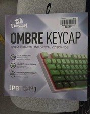 Redragon Green Gradient Ombre Keycaps PBT Double Shot  picture