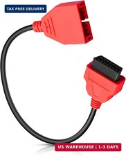 OBD2 to OBD1 Adapter Cable Fit for GM 12 Pins Male OBDI to OBDII 16 Pins Female picture