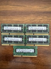 LOT OF (5) M471B5673FH0-CH9 GENUINE SAMSUNG LAPTOP MEMORY 2GB 2Rx8 PC3-10600S picture