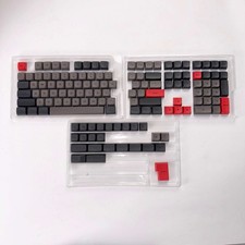 Dark Gray Red Dolch XDA Profile PBT Dye-subbed Keycap Set picture