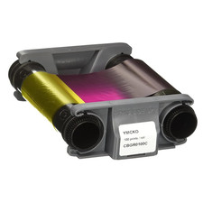 CBGR0100C YMCKO Ribbon Tape Compatible for Evolis Badgy 100 Badgy 200 Printers 1 picture