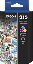 Set Original Genuine Factory Sealed Epson 215 Black & Color Inks 2019 picture