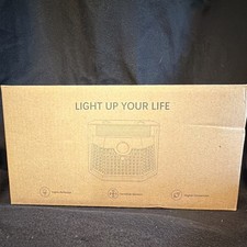 HMCITY 120 LED Outdoor Solar Lights Motion Sensor Solar Powered Waterproof Brown picture