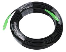 VANDESAIL 30m Armored Singlemode Fiber Optic Cable SC/APC 3.0 Singlex LSZH OS2 picture