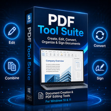 PDF Editor USB for Windows 10 & 11 | Create Edit Convert Merge Sign PDF Tools picture