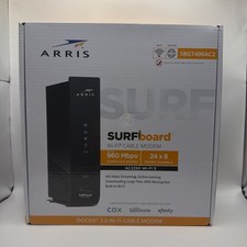 Arris SurfBoard SBG7400AC2 DOCSIS 3.0 Modem WiFi Router AC2350 24x8 Channels picture