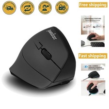 Cordless Rechargeable Vertical Mouse - Ergonomic Design for Comfort & Precision picture