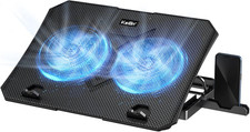 Laptop Cooling Pad, Gaming Laptop Cooler 2 Fans for 10-15.6 Inch Laptops picture