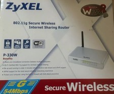 ZYXEL P-330W 54 Mbps 4-Port 10/100 Wireless G Router picture
