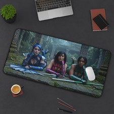 Kitana Jade Mileena Mortal Kombat Desk Mat Fighting Game Mouse Pad picture