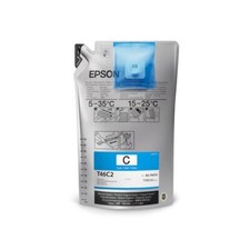 GENUINE Epson UltraChrome DS Cyan Ink 1.1L For F9470/F6370 (T46C220) picture