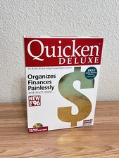 Intuit QUICKEN DELUXE 1996 Retail Box CD ROM For Macintosh In Box picture
