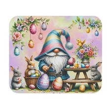 Colorful Easter Gnome Mouse Pad, Spring Decor, Gifts for Gamers, Home  picture