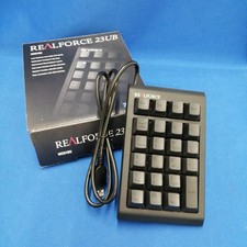 Topre Realforce 23UB Tenkeyless Keypad WC01B0 Cable USB Black From Japan Used picture