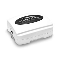 X-MEDIA XM-PS110U 1-Port 10/100Mbps Fast Ethernet USB Print Server, USB 2.0 P... picture