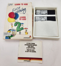 Easy Learning learn to Add 2 commodore 64 & IBM, Apple 5.25 Floppy with Box picture