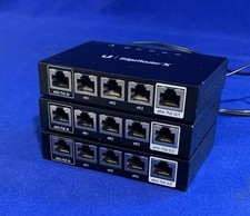 Ubiquiti EdgeRouter ER-X 5-Port Gigabit Ethernet Routers Lot of 3 w/ Adapters picture