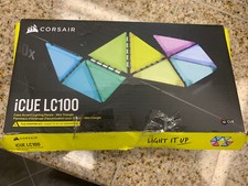 CORSAIR - iCUE LC100 Smart Case Lighting Triangles, Starter Kit - Multicolor picture