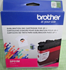 GENUINE BROTHER SP01MS STANDARD CAPACITY INK CARTRIDGE MAGENTA  NEW  07/2025+ picture