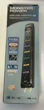 NEW Monster Power AV 625 PowerCenter Premium Surge Protector 7 Outlets Black picture
