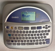 Casio CW-75 Disc Title Printer - No AC Adapter - 8x AA Battery Powered picture