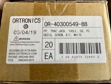 Legrand Ortronics OR-40300549-88 Faceplate TracJack, 1 hole White New Lot of 20 picture
