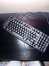 Black Wired USB Full Size Keyboard w/ Number Pad, English QWERTY Plastic picture