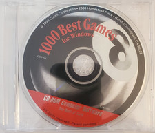 Cosmi, 1000 Best Games for Windows, (PC, CD-ROM, 1999), See Description picture