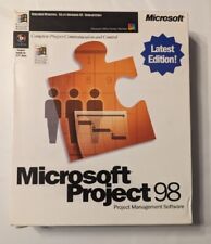 Microsoft Project 98 Full Version for PC With Product Key Open Box picture