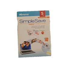 Memorex Simple Save Photo & Video Back Up Disc 5 Pack Record Once DVD Brand New picture