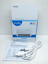 Cudy 5-Port 10/100/1000 Mbps  Ethernet Desktop Switch GS105U White New picture