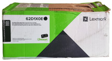 Lexmark 62D1X0E 62D1XOE Black Extra High Yield Toner Cartridge New With Open Box picture