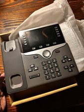 Cisco Corded VoIP/IP Business Desk Phone Corded Telephone with Handset, Gray picture