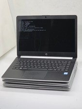 LOT OF 3 HP LAPTOPS CORE i3 8th Gen 4GB RAM NO SSD TESTED AS IS CHECK PHOTOS picture
