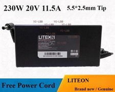 LITEON 230W 20V 11.5A Adapter for MSI/Clevo Laptop 5.5*2.5mm Charger PA-1231-26 picture